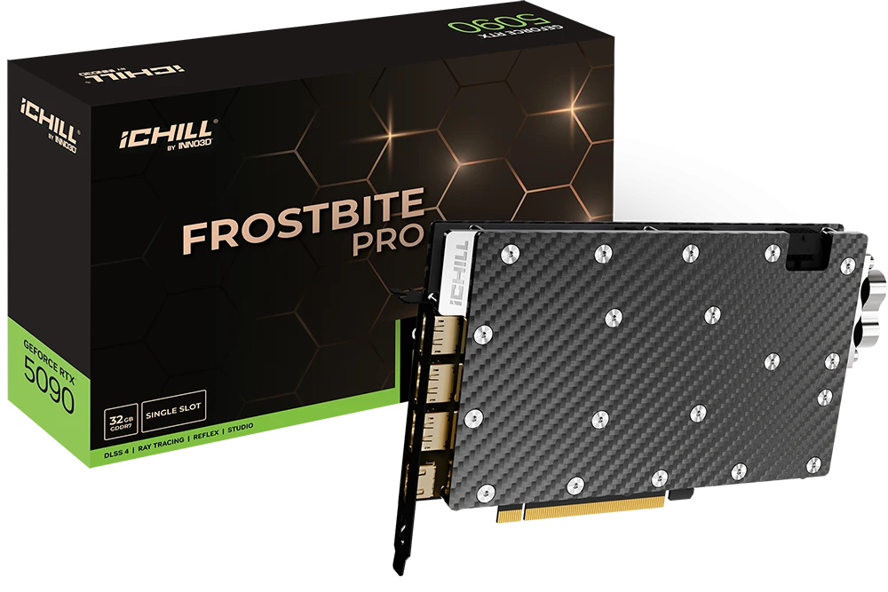 INNO3D GeForce RTX 5090 iCHILL FROSTBITE PRO